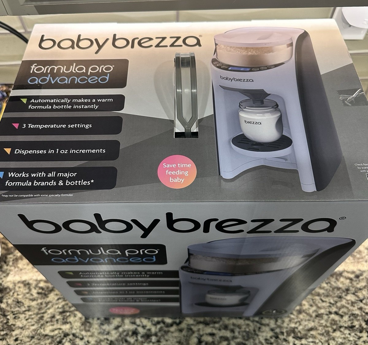 Baby Brezza Formula Pro Advanced - Slate New Un-Opened box Retail