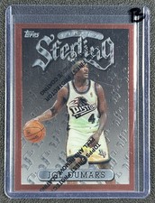 JOE DUMARS 1996-97 TOPPS FINEST #203 STERLING W/ COATING BRONZE PISTONS B