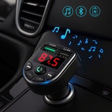 Car Bluetooth FM Transmitter Radio MP3 Wireless Adapter Car Kit USB Chargers