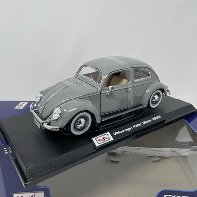 Maisto 1:18 Diecast Cars Special Edition - 1955 Volkswagen Kafer-Beetle Gray Car