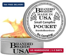 | Made in USA | Portable Mini Bonfire Campfire in a Can | Reusable & up to 2 Hou