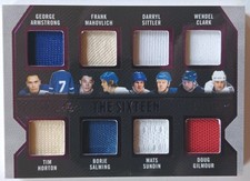 2023 Leaf ITG Used The Sixteen Toronto Maple Leafs /30 Gilmour Clark Potvin