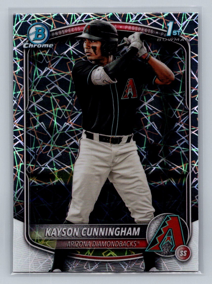 2025 Bowman Draft #BDC-84 Kayson Cunningham Chrome Laser Refractor