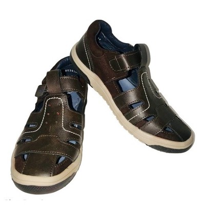 Yuyin Lykan Boys Leather Sneaker/Sandals Size Eur 21.5 US 5.5-6