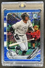 2019 Bowman Luis Robert Chrome Prospects Blue Shimmer Refractor #/150