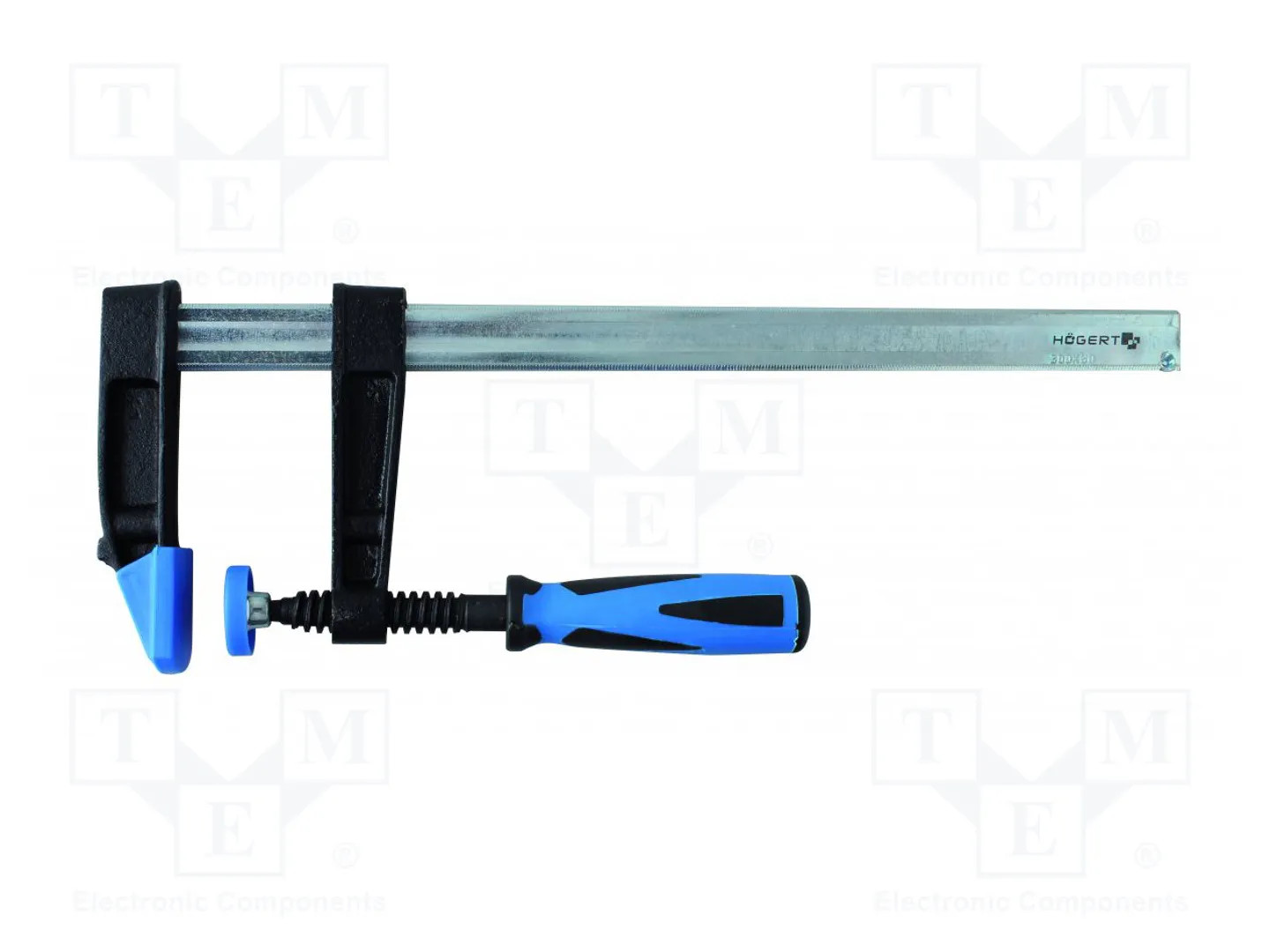 Högert Technik Högert Schraubzwinge Aus Stahl Mit Kunststoffgriff, 300 X 80 Mm - Image 2