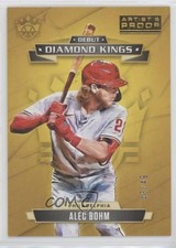 2021 Panini Diamond Kings Debut Artist Proof Gold 45/49 Alec Bohm #DDK-PP 18gk