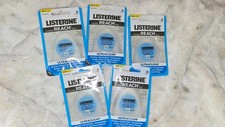 5 Pack Listerine Reach Ultraclean Dental Floss Micro-Grooves Mint 30 Yd Ea