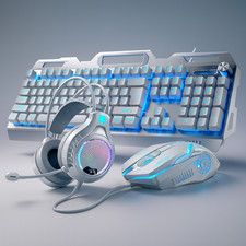 RGB 3 in 1 Gaming Keyboard + Mouse + Headset ...