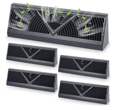 New 4 Pack Baseboard Register Vent 24 In Duct Opening Size Vent Covers for Home