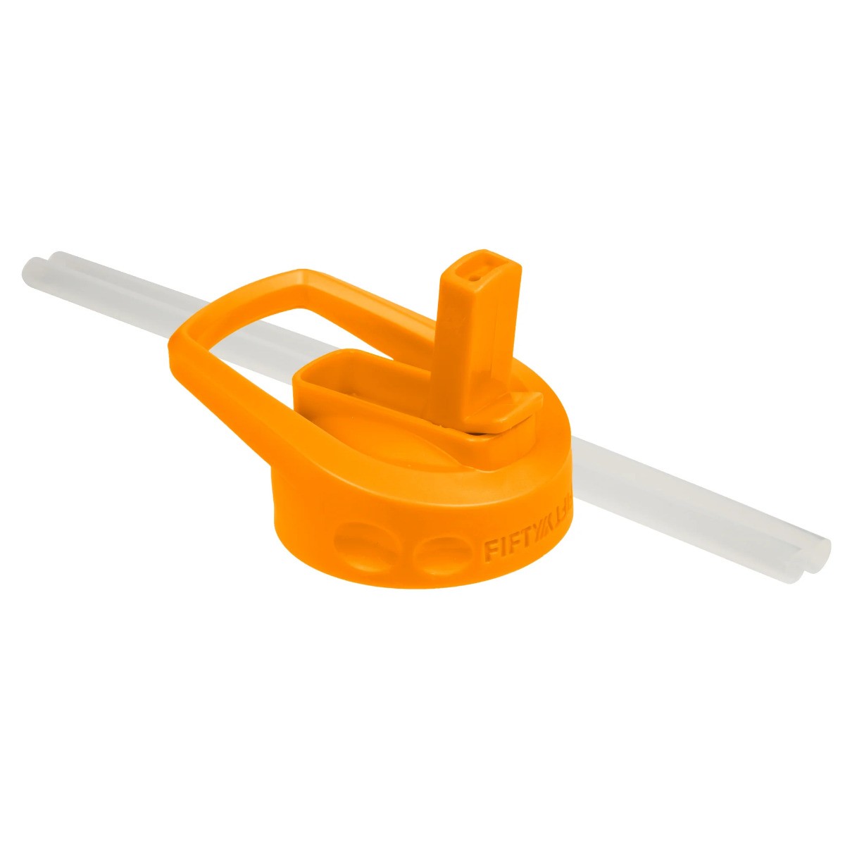 Fiftyfifty Straw Wm Lid - Durable Orange Bike Bottle Cap with Spill-Resistant 3290₽