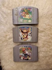 New ListingLot of N64 cartridges loose AS IS: Super Mario 64, Mario party 2, Mario Kart 64