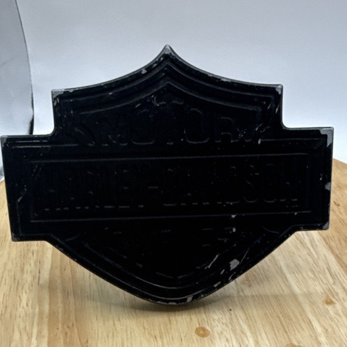 Vintage Harley-Davidson Bar & Shield Hitch Cover Plug, Official Licensed, Black
