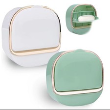 Waterproof Soap Box Hanging Shower Soap Holder with Drainage