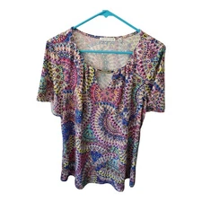 Notations Blouse Ladies XL Multicolor