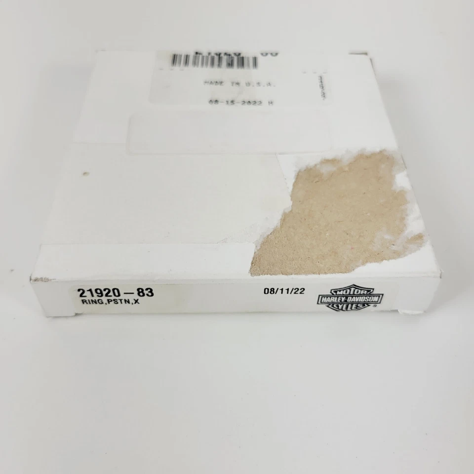 Novo Conjunto de Anéis de Pistão Cabeça de Pá Fl Harley-Davidson 1941-1984 Fabricante de Equipamento Original 21920-83 - Imagem 3 de 4