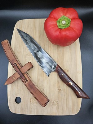 Custom Hand Forged Carbon Steel Garasuki Chef knife, Kitchen knife