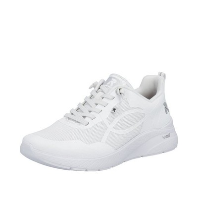 Rieker Damen Sneaker Weiß M8551-80 Schuhe Slipper