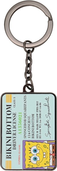Gadget - Spongebob Squarepants: Fanattik - Driver License (Keyring / Portachiavi-image