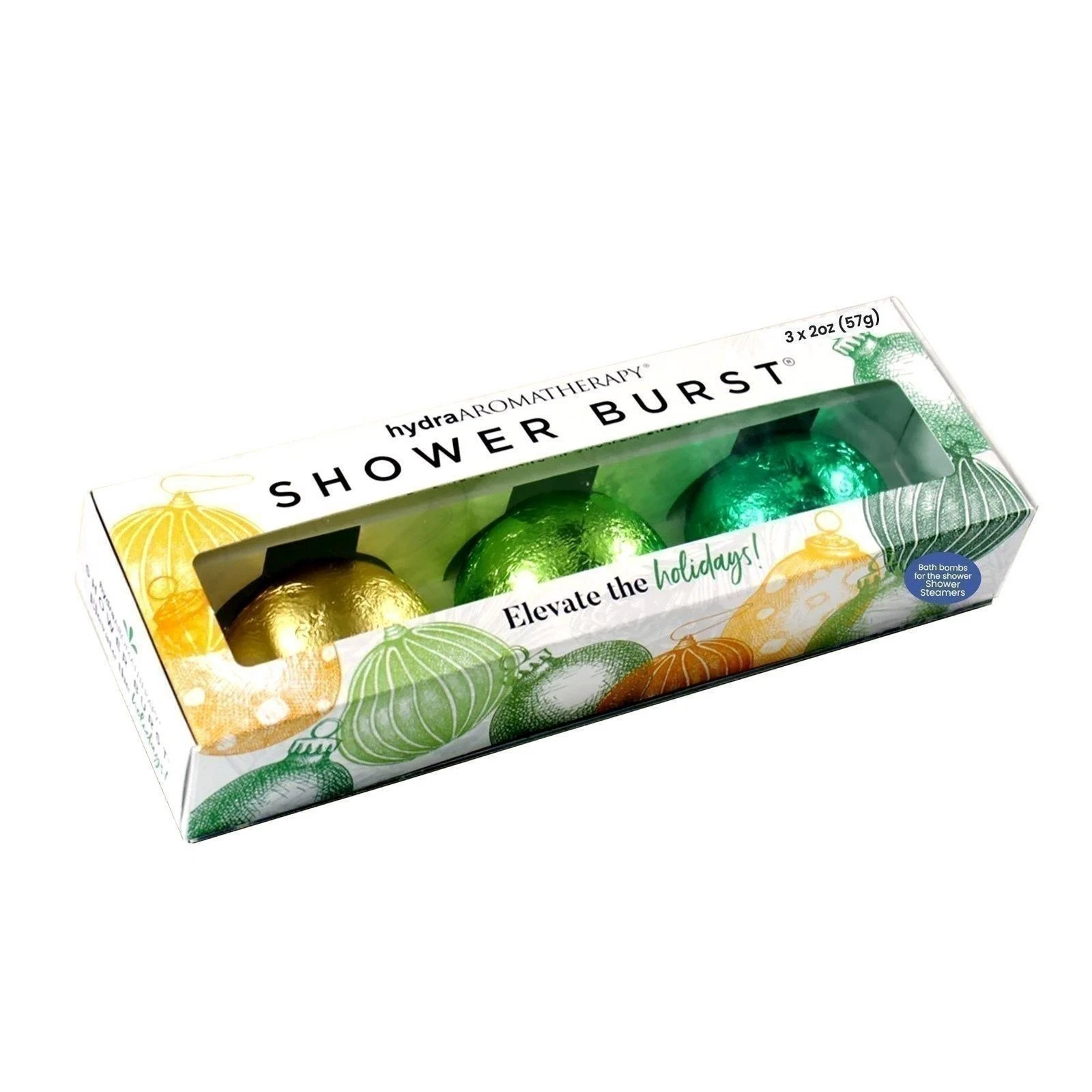 HydraAromatherapy Gift for Women Shower Steamers - Holiday Trio