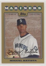 2008 Topps Gold Border 201/2008 Miguel Batista #352 3c7