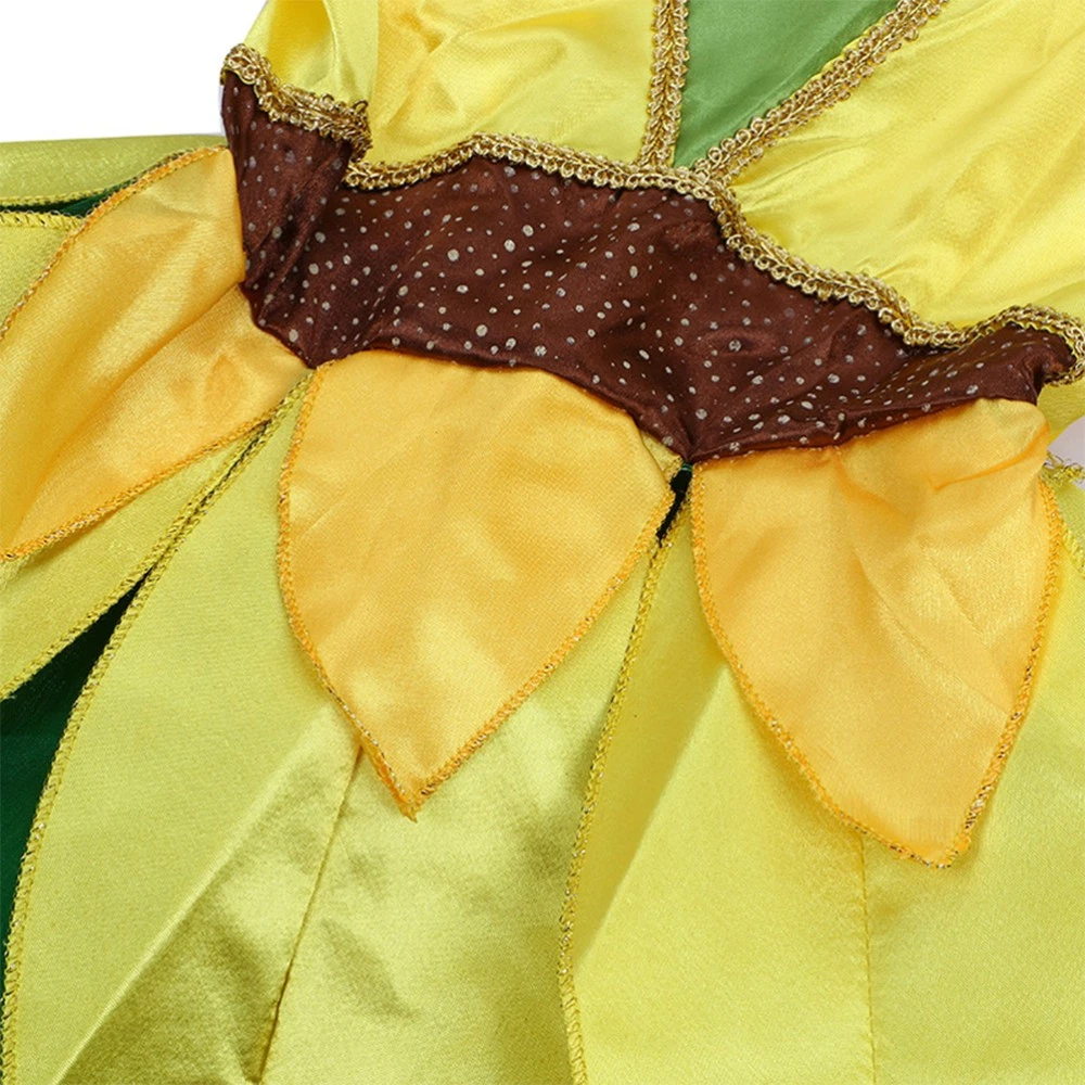 VETEMENTS Costume Disegnato Girasole per Bambini 1Pz Vestire Indumento Stage