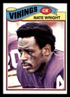 1977 Topps #11 Nate Wright Vikings