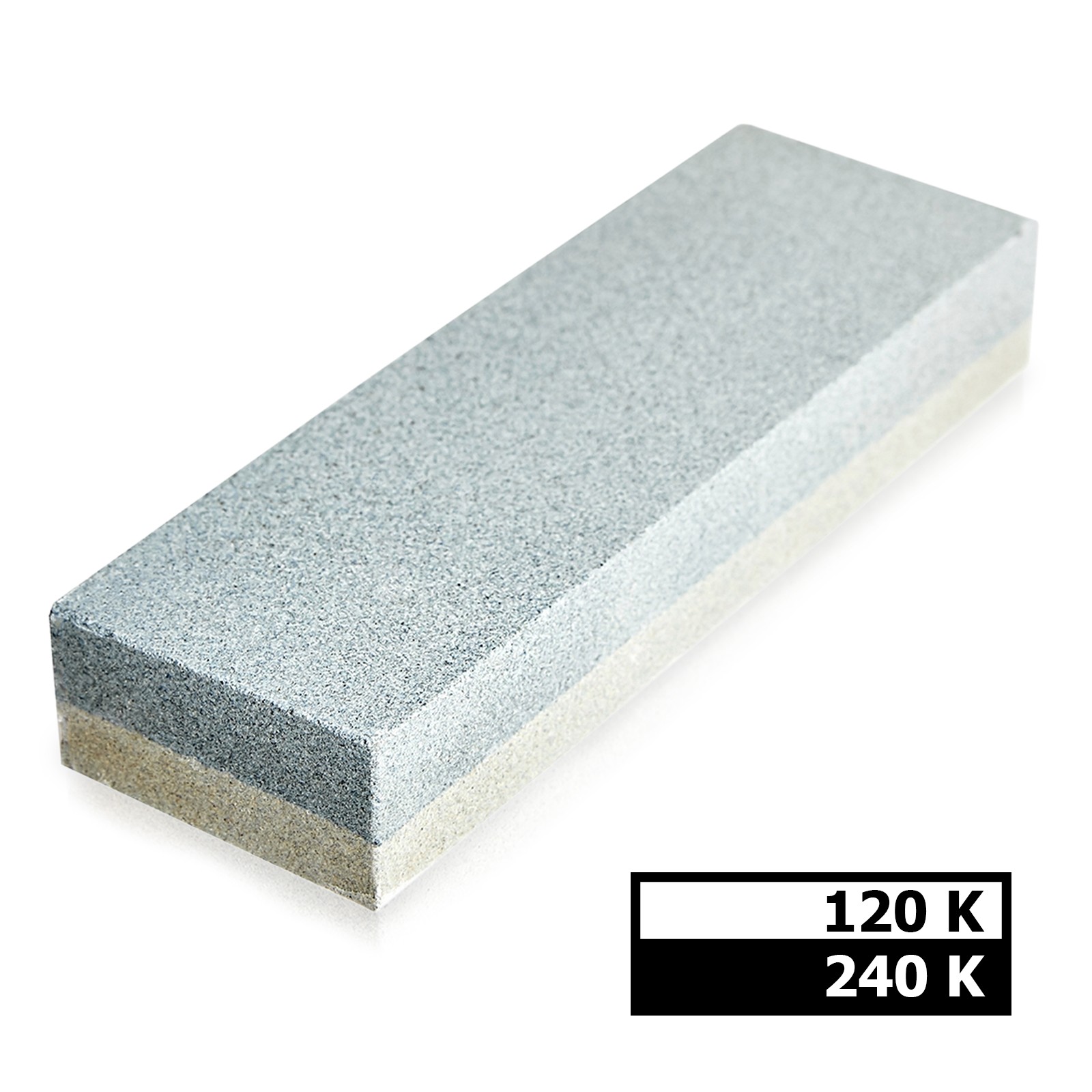 WORK-IT Schleifstein 150mm Schärfstein Abziehstein Wetzstein Messer Schleifhilfe