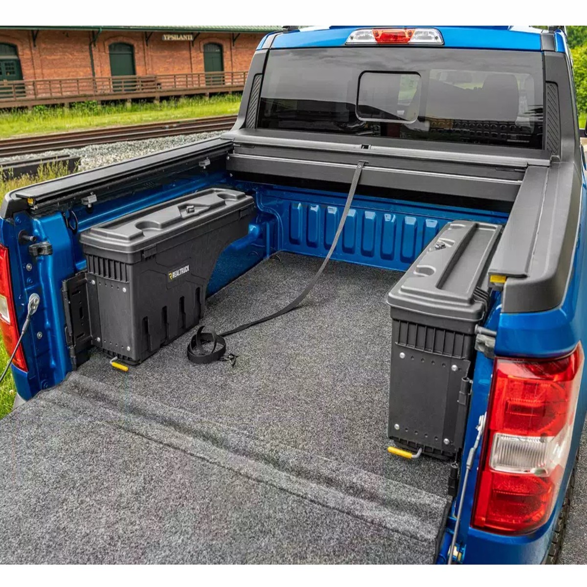 UnderCover Swing Case Left & Right Side Truck Bed Toolboxes for