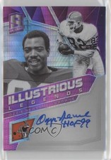 2017 Spectra Illustrious Legends Neon Pink Prizm 5/5 Ozzie Newsome Auto HOF c7e