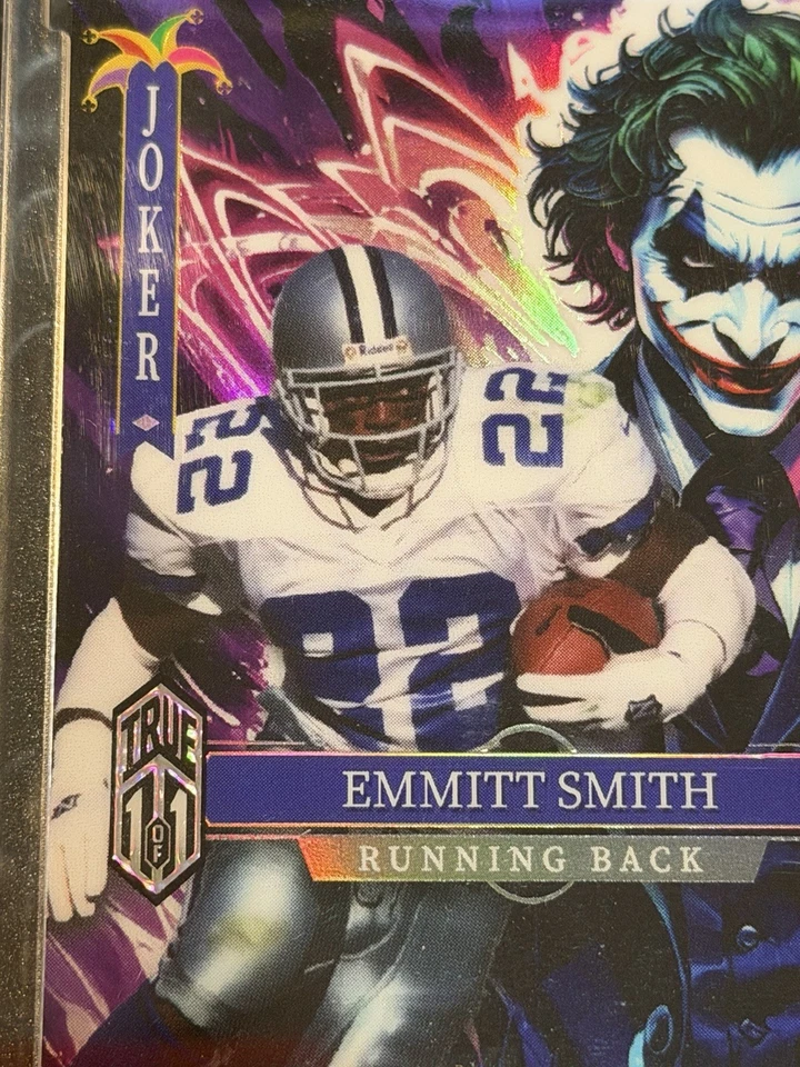 Baraja apilada de comodines 2025 Jokers Wild Emmitt Smith True 1 de 1. Foto 3 de 4