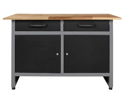 Ondis24 Werkbank Werktisch Montagewerkbank Schubladenschrank Metall 120 cm Bank