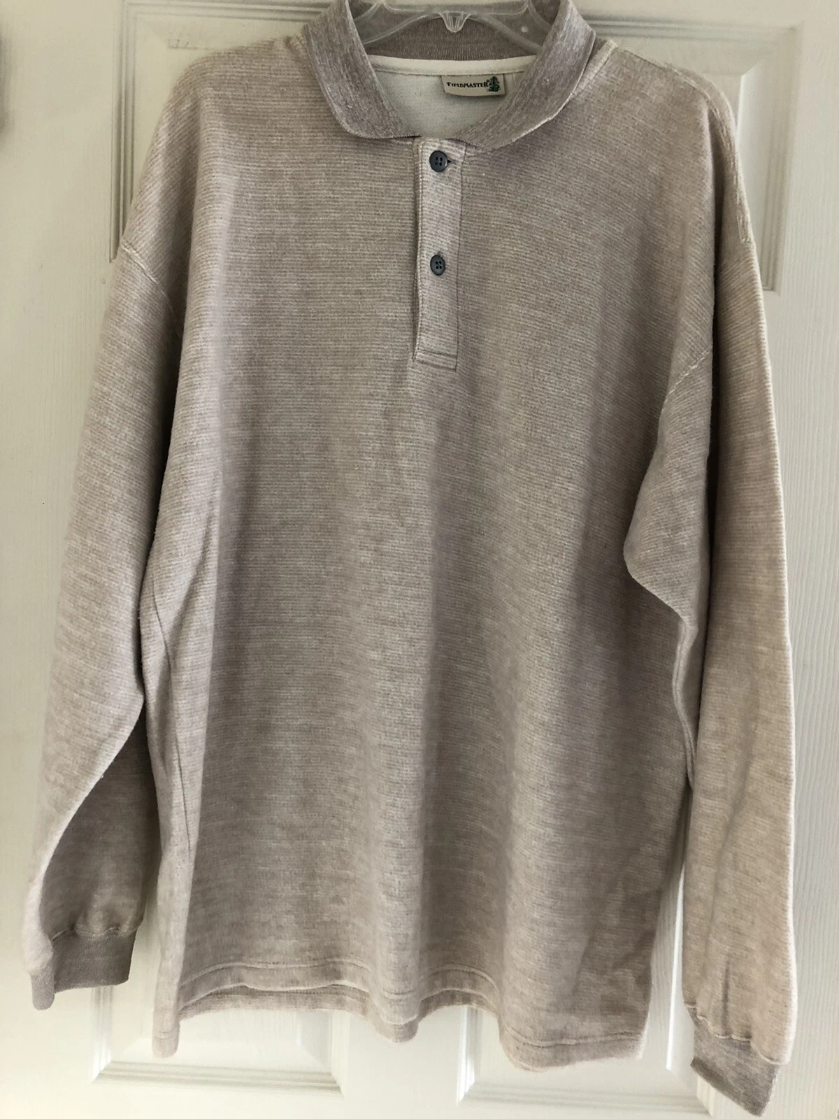 Vintage Fieldmaster Shirt Mens Large-Tall Long Sleeve Casual Outdoors