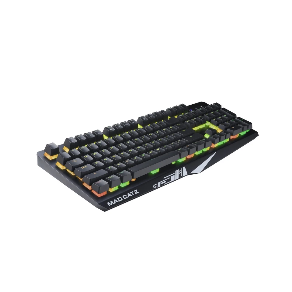 Mad Catz S.T.R.I.K.E. 2 Membrane RGB PC Gaming Keyboard 9 Variants of RGB Lights - Image 4 of 4