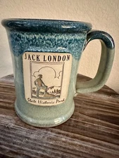 Sunset Hill Stoneware Handcrafted Mug Jack London State Historic Park 5” NEW