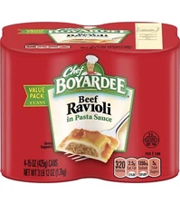 Chef Boyardee Beef Ravioli, 15 Oz, 4 Pack FREE SHIPPING