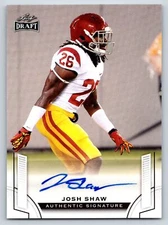 Josh Shaw Auto USC Trojans 2015 Leaf Draft #BA-JS3 25253