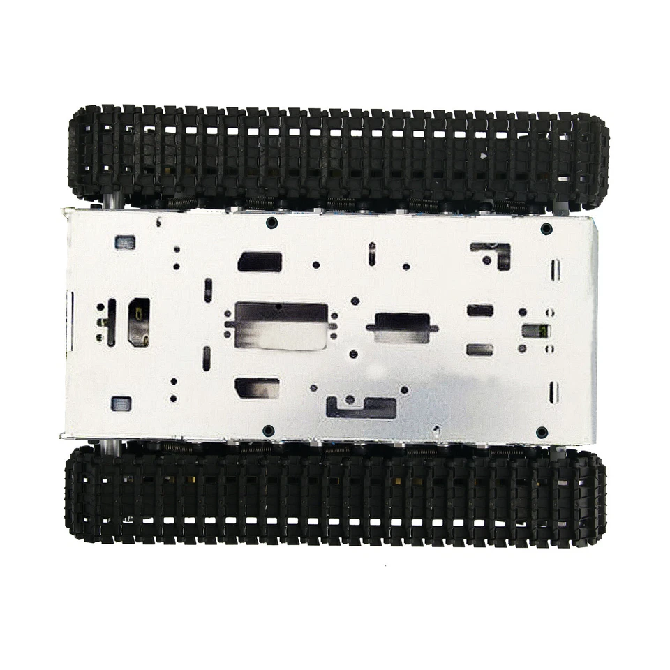 DIY Kits RC Tank Chassis Metal Tracked Robot Smart WiFi Shock Absorption 1PC New - Image 3 of 4