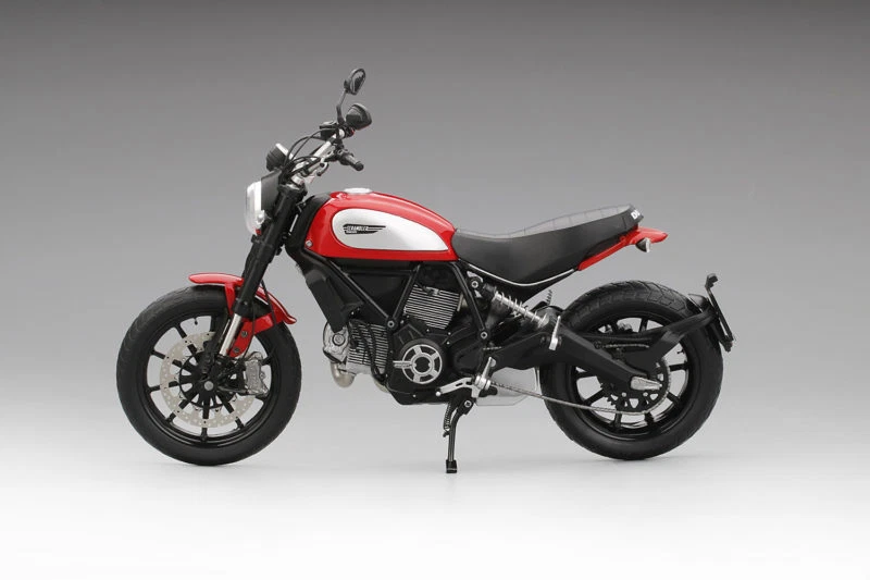 MODELLINO MOTO 1:12 TRUESCALE MINIATURES DUCATI SCRAMBLER 2015 ROSSO TSM MODEL - Immagine 3 di 4