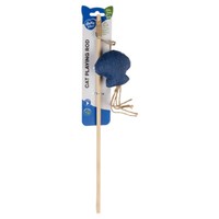 Duvo+ Katzen-Spielangel Eco Navy Oktopus Mit Katzenminze 8,3X17X40Cm