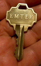 Original Emtek High Security Door Brass Key # 76844 C
