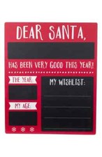 Pearhead My Christmas Wishlist Chalkboard for Kids, Snap & Share, Reusable