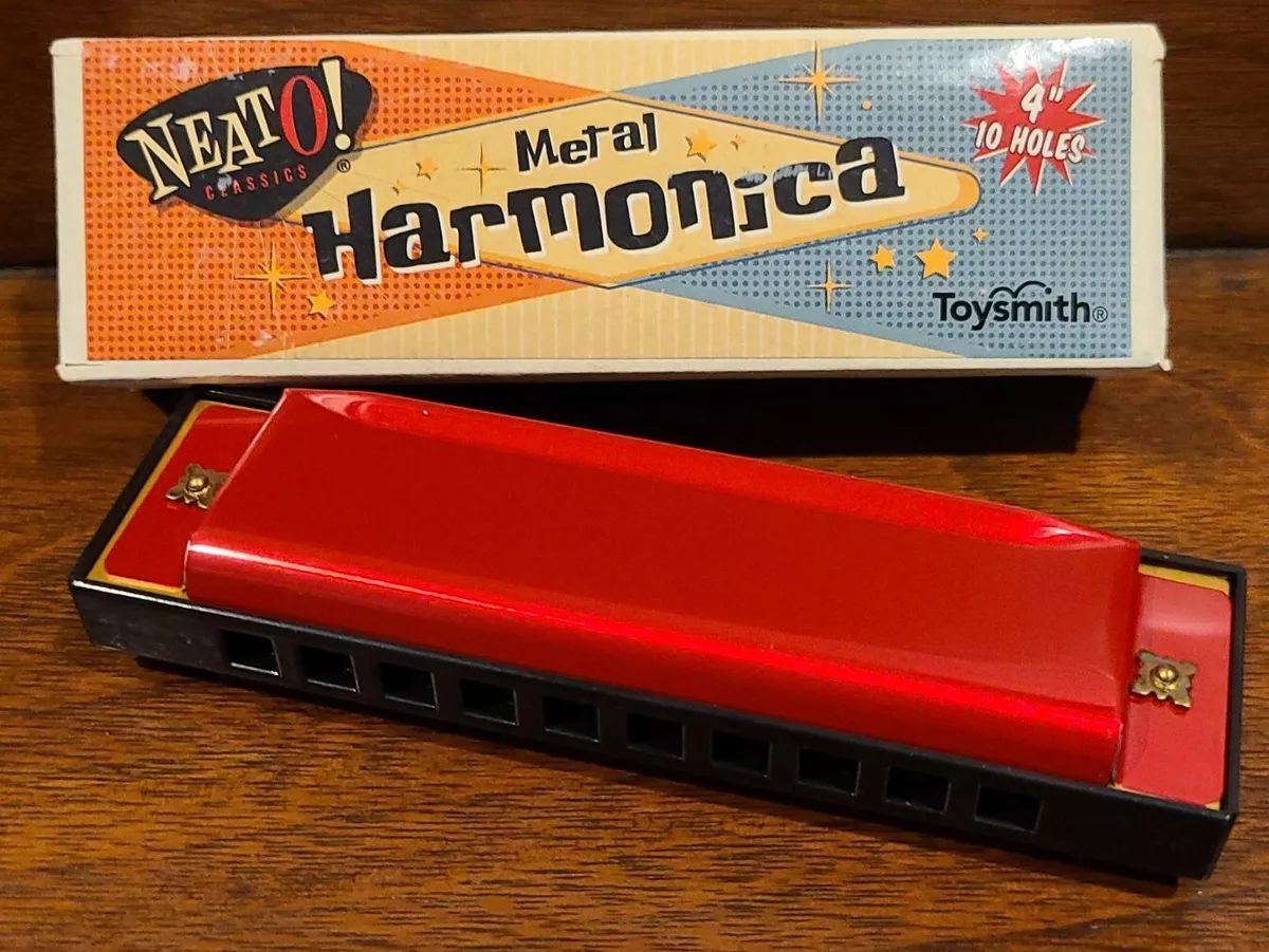 NEW Vintage Style Metal Harmonica 4