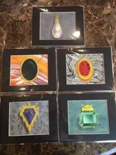 5 Stampe Mox Firmate - Magic il raduno MTG Jet Zaffiro Rubino Perla Smeraldo