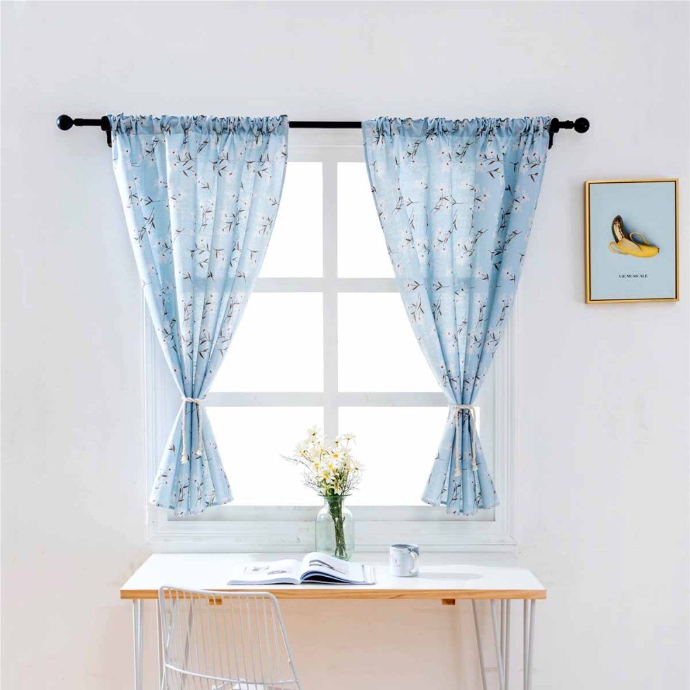 Small Window Short Curtain Kitchen Curtains Bedroom Blinds Decorate eBay