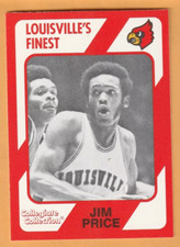 Jim Price Louisville Cardinals 1989 Card #8 Los Angeles Lakers