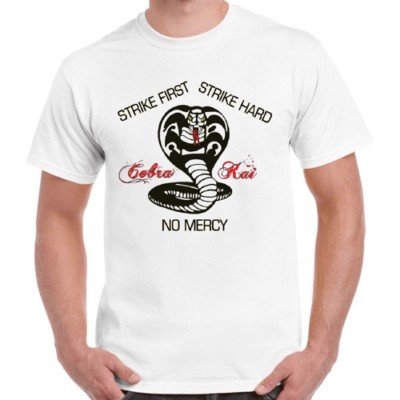 Cobra Kai Karate Kid Strike Hard First 80s Film Movie Retro T Shirt 2296