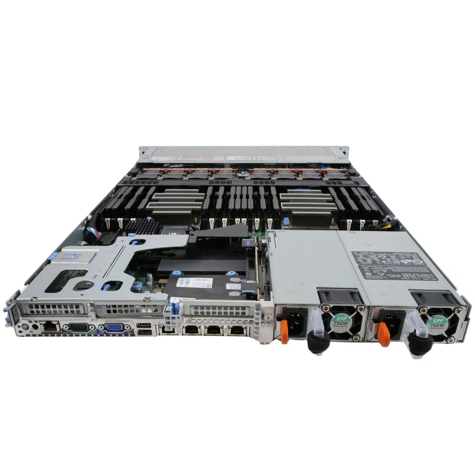 Dell PowerEdge R640 2.5" SFF 10-bay PERC H740P 8GB iDRAC 9 Ent OM 2x750W w/Rails - Image 4 of 4