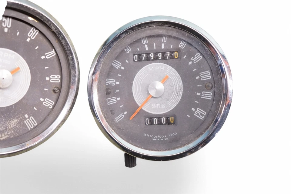 Triumph TR6R Trophy 1969 650cc T120 T120R Bonneville medidores velocímetro #9 *RG16 Foto 2 de 4