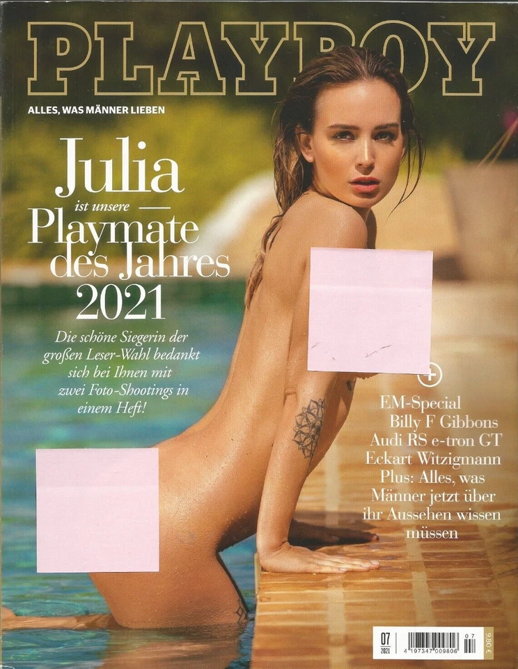 PLAYBOY MAGAZIN 07 Juli 2021. Julia Römmelt, Melanie De Toni. Deutschland - Bild 1 von 1